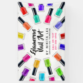 Banderoles Clou arc-en-ciel lumineux polonais Art Tech Salon (Vertical)