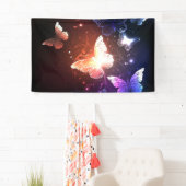 Banderoles Clowing Night Butterflies (En situation)