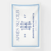 Banderoles Club Apres Ski Fête de Bachelorette de Ski d'Hiver (Verticale)