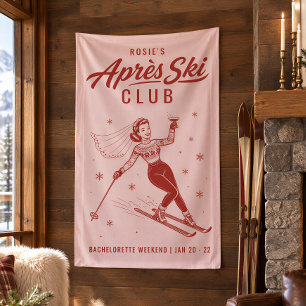 Banderoles Club Apres Ski Rose Soirée de Bachelorette