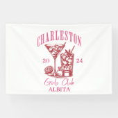 Banderoles Club de filles Charleston (Horizontal)