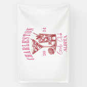 Banderoles Club de filles Charleston (Verticale)