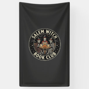 Banderoles Club de lecture de sorcières de Salem Halloween Dé