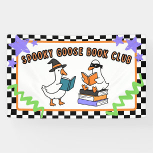 Banderoles Club de lecture Spooky Goose Bibliothèque scolaire