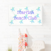 Banderoles Club de plage Starfish (En situation)