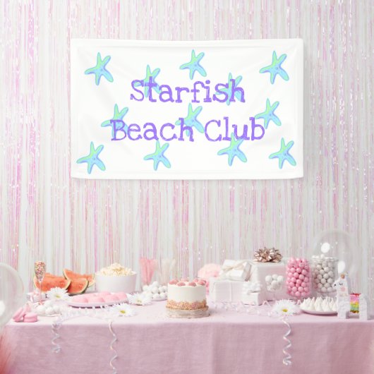 Banderoles Club de plage Starfish (Fête)