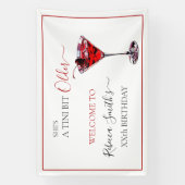 Banderoles Cocktail Party A tini bit Older Cherry Martini (Verticale)