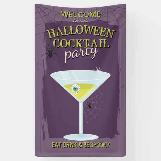 Banderoles Cocktails Halloween (Vertical)