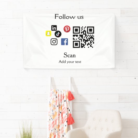 Banderoles Code-barres du site Web d'entreprise simple (En situation)