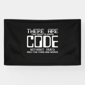 Banderoles Code Écriture Programmer sans bogues (Horizontal)