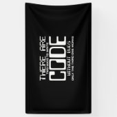 Banderoles Code Écriture Programmer sans bogues (Vertical)