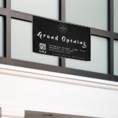 Banderoles Code QR d'ouverture moderne personnalisé avec logo (Bâtiment extérieur)
