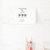 Banderoles Code QR du logo de l'entreprise pour le paiement p (Insitu)