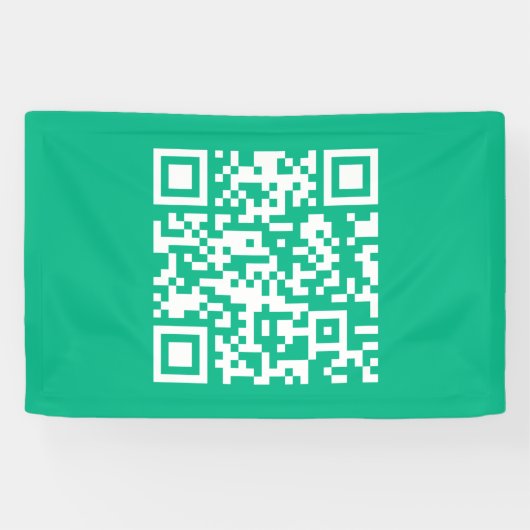 Banderoles Code QR modifiable Générer votre propre code | Ver (Horizontal)