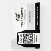 Banderoles Code QR professionnel de marque moderne (Verticale)
