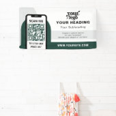 Banderoles Code QR professionnel de marque moderne (Insitu)