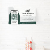 Banderoles Code QR professionnel de marque moderne (Insitu)
