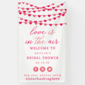 Banderoles Cœurs d'amour de corde suspendus Bienvenue à la so (Vertical)