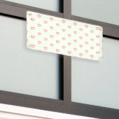 Banderoles Coeurs rouges Motif, mignonne, amour (Bâtiment extérieur)