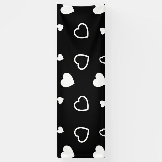 Banderoles Coeurs stylisés motif 5 (Vertical)