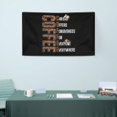 Banderoles Coffee Christ Offers Forgiveness For Everyone (Salon professionnel)