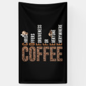 Banderoles Coffee Christ Offers Forgiveness For Everyone (Vertical)