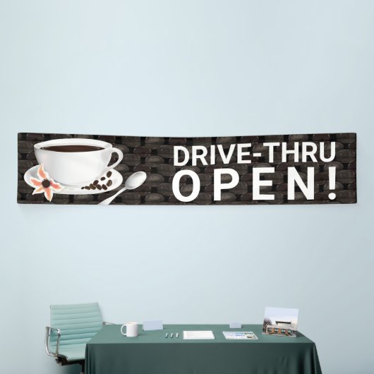 Banderoles Coffee Drive Thru (Salon professionnel)