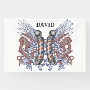 Banderoles Coiffeur de salon de coiffure Personnaliser