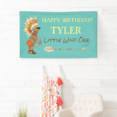 Banderoles Coiffure de garçon tribal ethnique Arrow amérindie (En situation)