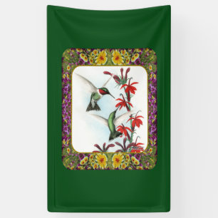 Banderoles Colibris et Fleurs #5