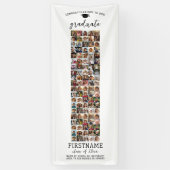 Banderoles Collage de 100 photos de remise de diplômes Modern (Vertical)