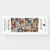 Banderoles Collage de 50 photos de remise de diplômes Moderne (Horizontal)