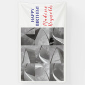 Banderoles Collage de la célèbre passerelle vers l'Arc de Sai (Vertical)