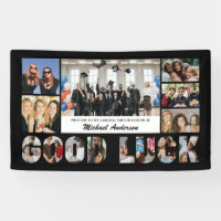 Collage de photos Bonne Chance Fête de départ d'un