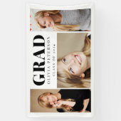Banderoles Collage de photos Classe de diplômés de 2023 (Vertical)