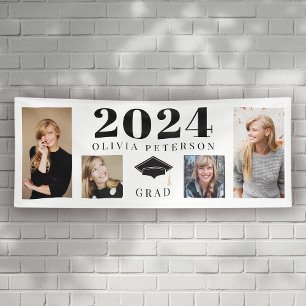 Banderoles Collage de photos Classe de diplômés de 2024