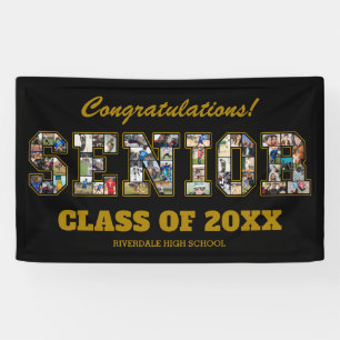 Banderoles Collage de photos de fin d'études Bienvenue à la f