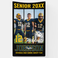 Collage de photos de la soirée des seniors de foot