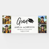 Banderoles Collage de photos Graduate Class of Graduation (Horizontal)