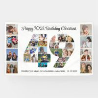 Collage de photos pour la fête d'anniversaire 49 a