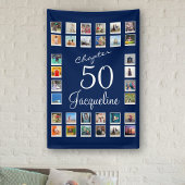 Banderoles Collage photo 50e anniversaire Chapitre 50
