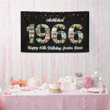 Collage photo de 60e anniversaire Fondé 1966