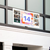 Banderoles Collage photo fille Ado Joyeuse fête d'anniversair (Bâtiment extérieur)