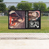 Banderoles Collage photo vertical tendance Graduation (En situation)