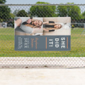 Banderoles Collage photo vertical tendance Graduation (En situation)