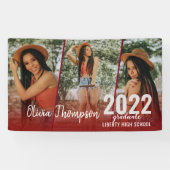 Banderoles Collection photo de script moderne Bourgogne Diplô (Horizontal)