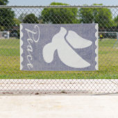 Banderoles Colombe de paix (En situation)