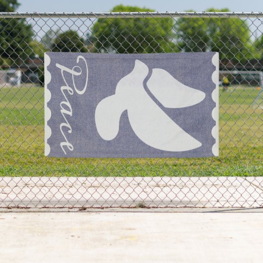 Banderoles Colombe de paix (En situation)