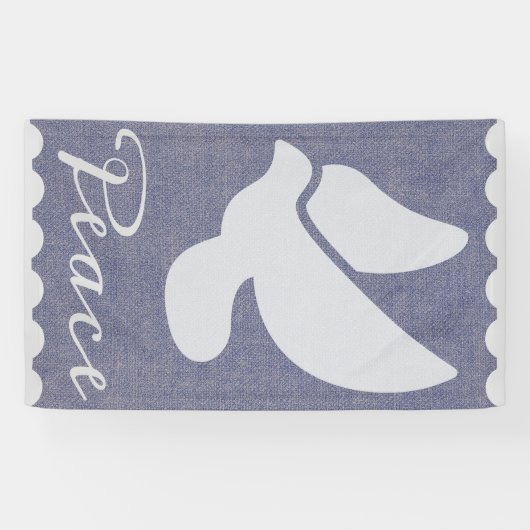Banderoles Colombe de paix (Horizontal)