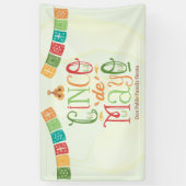 Banderoles Coloré Cinco de Mayo Fiesta Bienvenue (Vertical)